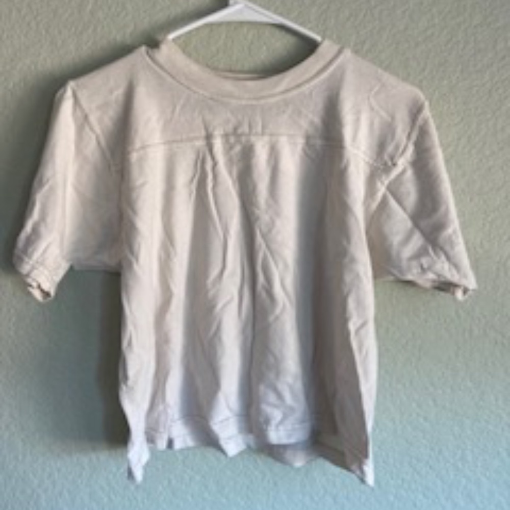 Urban Outfitters off white boxy tee shirt